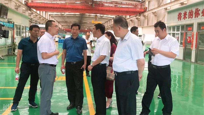 山西省河津市政府参观团一行莅临郑州明泰参观调研